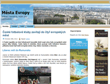 Tablet Screenshot of mestaevropy.cz